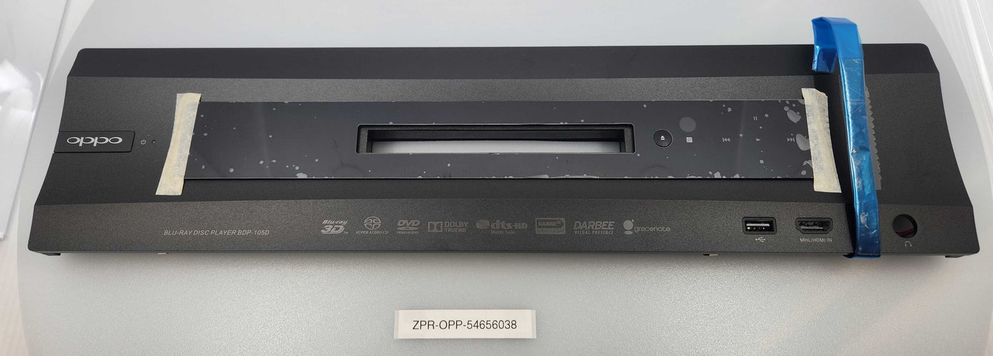Front panel and board for BDP-105D